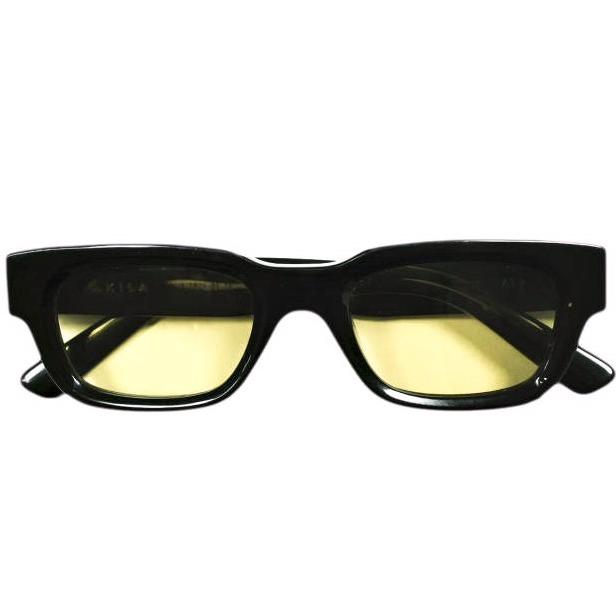 AKILA アキラ Zed Sunglasses スクエアサングラス 1925 01 78 BLACK/YELLOW 眼鏡 メガネ g25103 | 