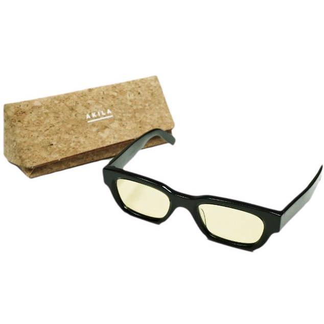 AKILA アキラ Zed Sunglasses スクエアサングラス 1925 01 78 BLACK/YELLOW 眼鏡 メガネ g25103 |  | 02