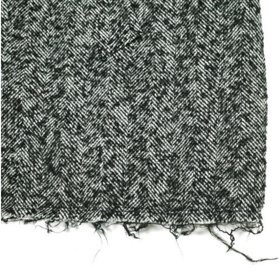 BLACK COMME des GARCONS ブラックコムデギャルソン 25AW ウール/ナイロン ツイードヘリンボーンコート 1P-C003 XS 定価156,200円 |  | 05