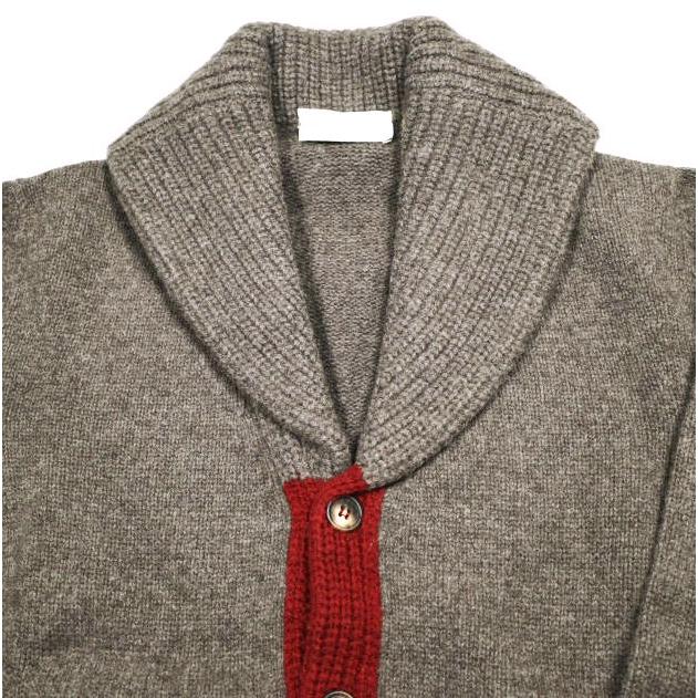 ARNYS PARIS アルニス イタリア製 ウールカシミヤ ショールカラーカーディガン 1113-343-1216 M Brown/Red ニット トップス g25111 |  | 02