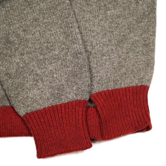 ARNYS PARIS アルニス イタリア製 ウールカシミヤ ショールカラーカーディガン 1113-343-1216 M Brown/Red ニット トップス g25111 |  | 04