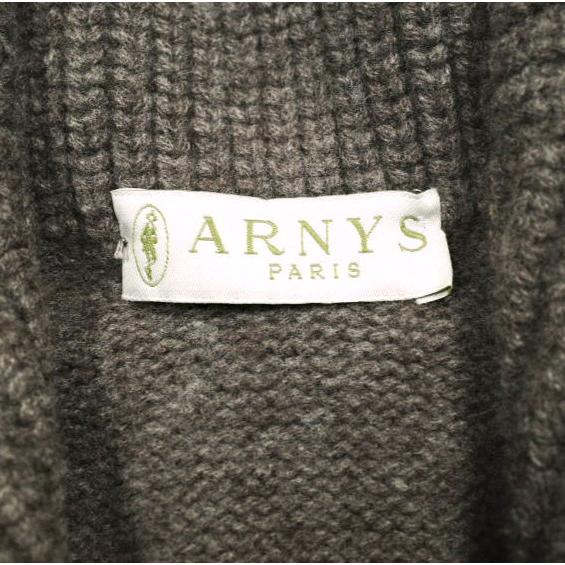 ARNYS PARIS アルニス イタリア製 ウールカシミヤ ショールカラーカーディガン 1113-343-1216 M Brown/Red ニット トップス g25111 |  | 05