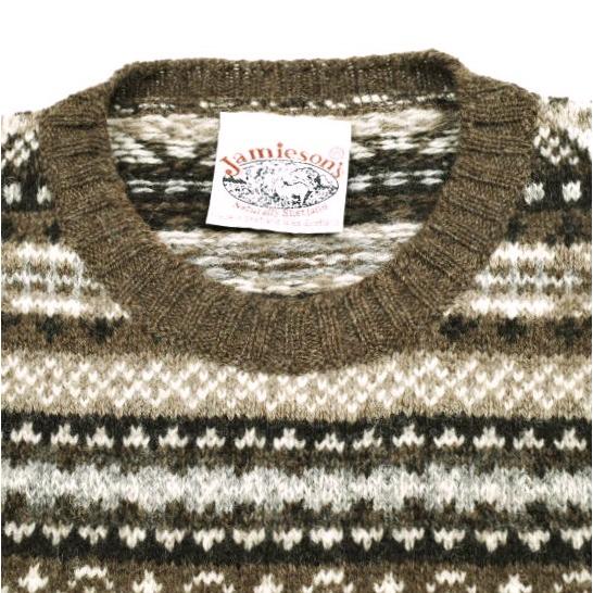 Jamieson's ジャミーソンズ スコットランド製 フェアアイルクルー