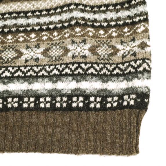 Jamieson's ジャミーソンズ スコットランド製 フェアアイルクルー