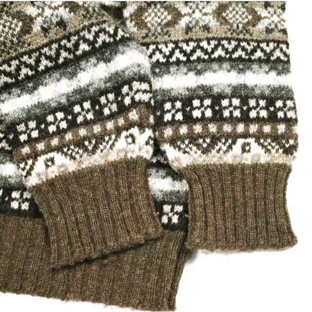 Jamieson's ジャミーソンズ スコットランド製 フェアアイルクルー