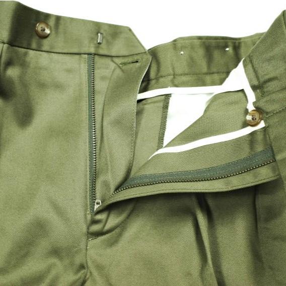新品 BARRY BRICKEN バリーブリッケン アメリカ製 2プリーツツイルトラウザーズ BB-SK-5-SB 34 OLIVE チノ パンツ ボトムス g25131 |  | 05