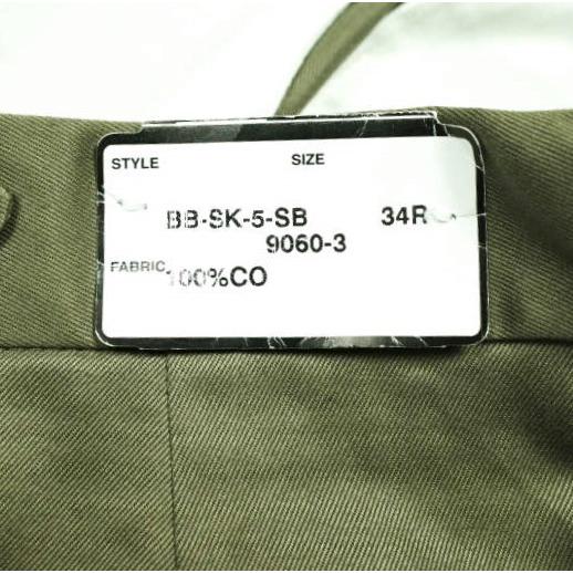 新品 BARRY BRICKEN バリーブリッケン アメリカ製 2プリーツツイルトラウザーズ BB-SK-5-SB 34 OLIVE チノ パンツ ボトムス g25131 |  | 07