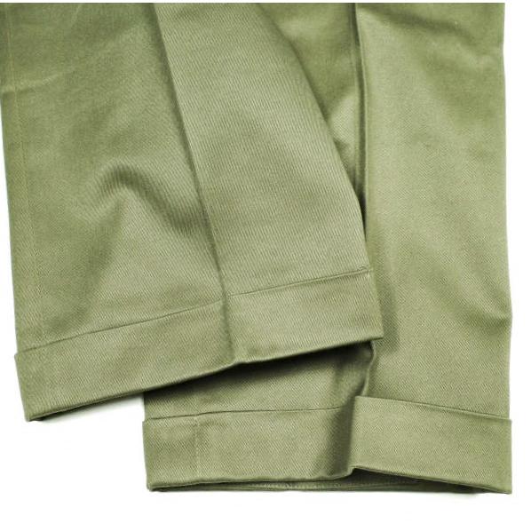 新品 BARRY BRICKEN バリーブリッケン アメリカ製 2プリーツツイルトラウザーズ BB-SK-5-SB 34 OLIVE チノ パンツ ボトムス g25131 |  | 08