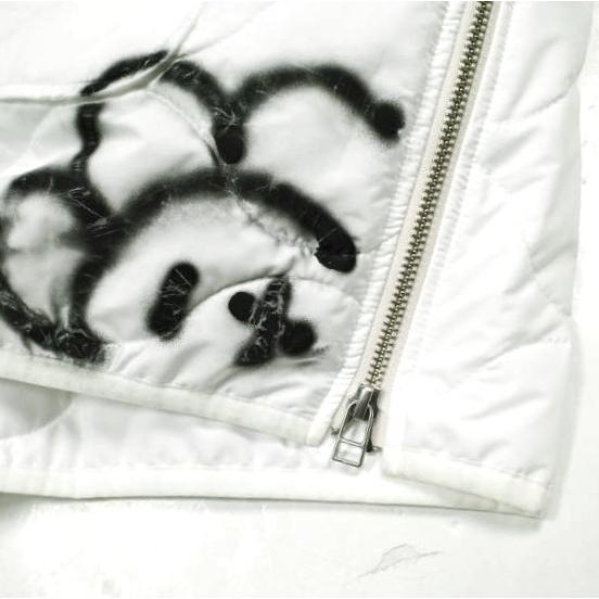 amok アモク 24AW 日本製 GUERNIKA QUILTING BLOUSON ゲルニカ キルティングブルゾン 242031 L WHITE 2WAY ベスト ジャケット アウター |  | 05