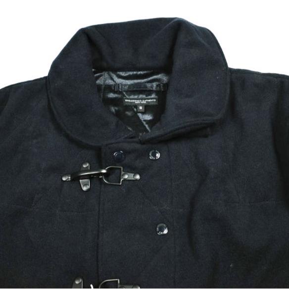 Engineered Garments エンジニアードガーメンツ 22AW アメリカ製 Short Duffle Jacket Fake Melton ショートダッフルジャケット フェイクメルトン S NAVY ファイヤーマン コート アウター【新古品】【中古】【Engineered Garments】 新品 Engineered Garments エンジニアードガーメンツ 22AW Short