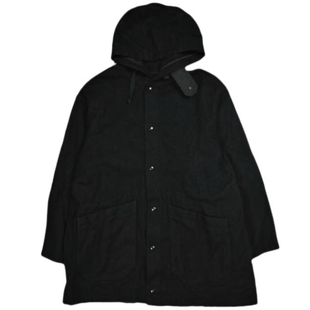 Engineered Garments エンジニアードガーメンツ Madison Parka - 20oz Melton マディソンパーカー 20オンスメルトン S BLACK フード コート | 