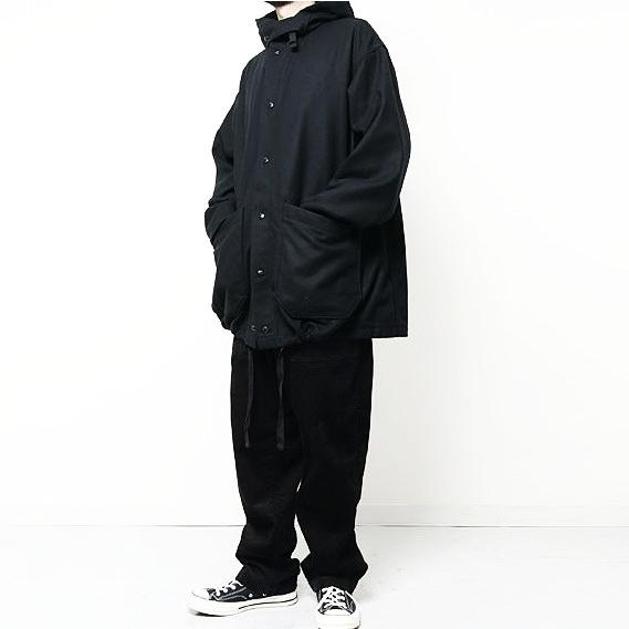 Engineered Garments エンジニアードガーメンツ Madison Parka - 20oz Melton マディソンパーカー 20オンスメルトン S BLACK フード コート |  | 02