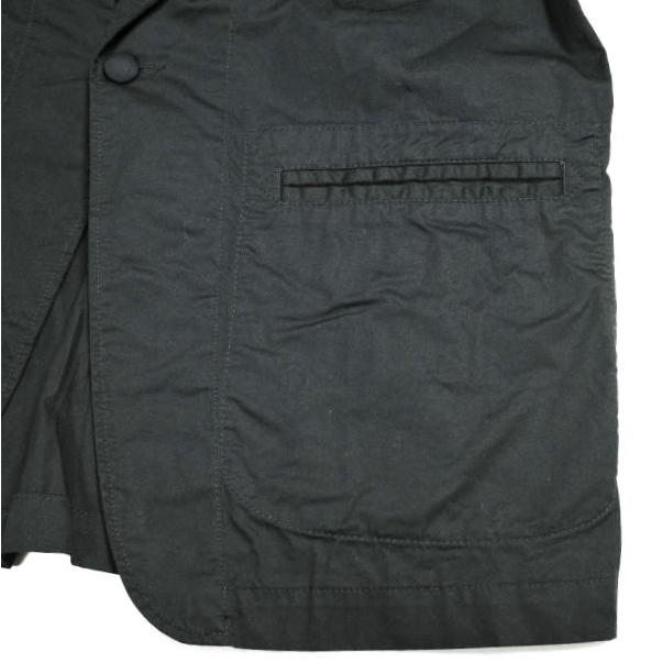 Engineered Garments x BEAMS PLUS エンジニアードガーメンツ 別注 シングルディナージャケット ハイカウントツイル S BLACK 1B SD |  | 06