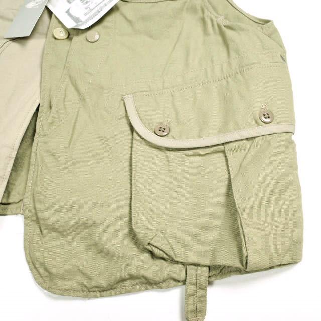 新品 Engineered Garments x BEAMS PLUS エンジニアードガーメンツ 別注 MILSPO VEST ミルスポベスト M Khaki ジレ クレイジーパターン |  | 07