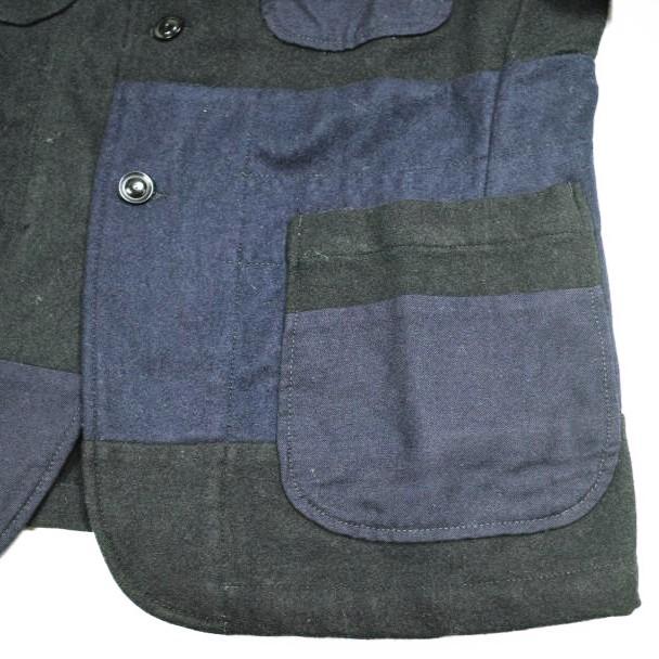 Engineered Garments エンジニアードガーメンツ Bedford Jacket 20oz Melton ベッドフォードジャケット 20オンスメルトン S Black/Navy |  | 03