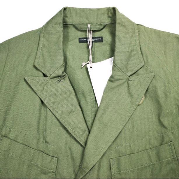 新品 Engineered Garments エンジニアードガーメンツ Bedford Jacket - HB Twill ベッドフォードジャケット ヘリンボーンツイル S Olive |  | 03
