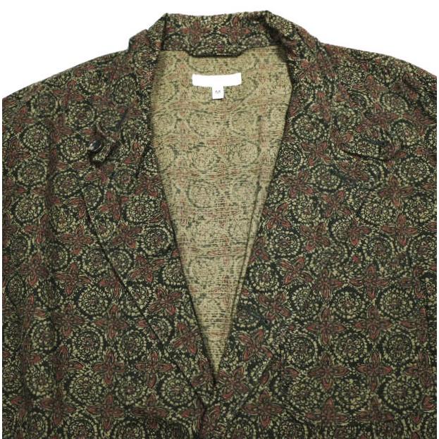 Engineered Garments エンジニアードガーメンツ Loiter Jacket - Java Cloth ロイタージャケット ジャバクロス M Olive Floral テーラード |  | 03