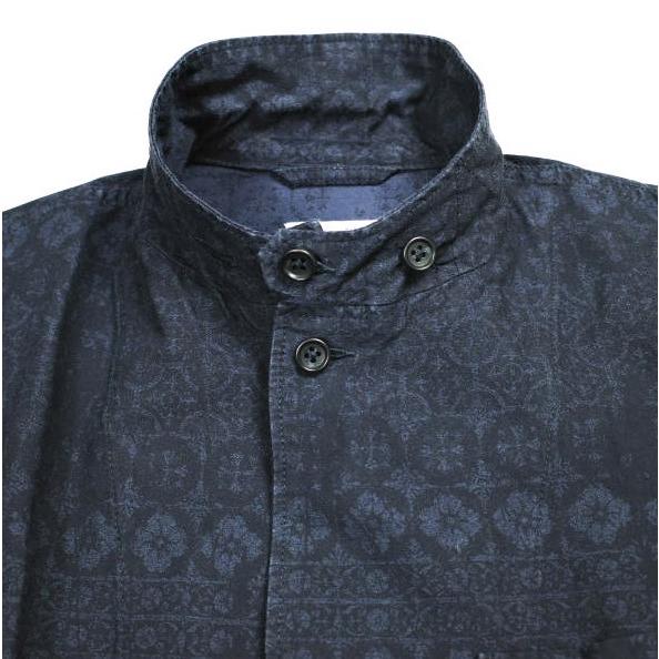 Engineered Garments エンジニアードガーメンツ Loiter Jacket - Floral Jacquard ロイタージャケット フローラルジャガード M Navy |  | 03