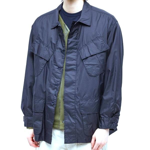 新品 Engineered Garments エンジニアードガーメンツ JUNGLE FATIGUE JACKET - NYLON RIPSTOP ジャングルファティーグジャケット S NAVY |  | 02