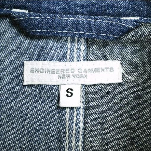 Engineered Garments エンジニアードガーメンツ Logger Jacket - Washed 8oz Denim パッチワークデニム ロガージャケット S MED INDIGO |  | 03