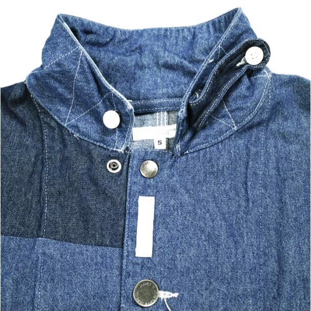 Engineered Garments エンジニアードガーメンツ Logger Jacket - Washed 8oz Denim パッチワークデニム ロガージャケット S MED INDIGO |  | 04