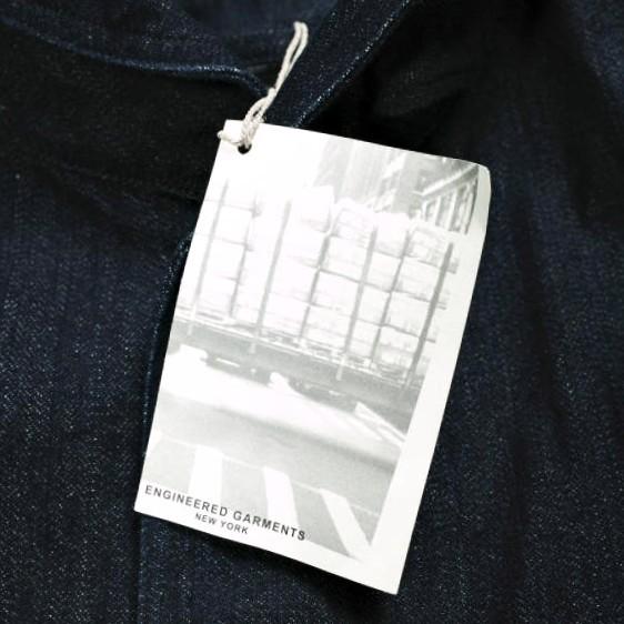新品 Engineered Garments エンジニアードガーメンツ Shawl Collar Utility Jacket - 12oz Denim デニムショールカラージャケット S Indigo |  | 02