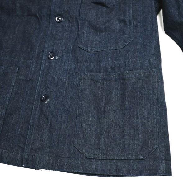 新品 Engineered Garments エンジニアードガーメンツ Shawl Collar Utility Jacket - 12oz Denim デニムショールカラージャケット S Indigo |  | 04