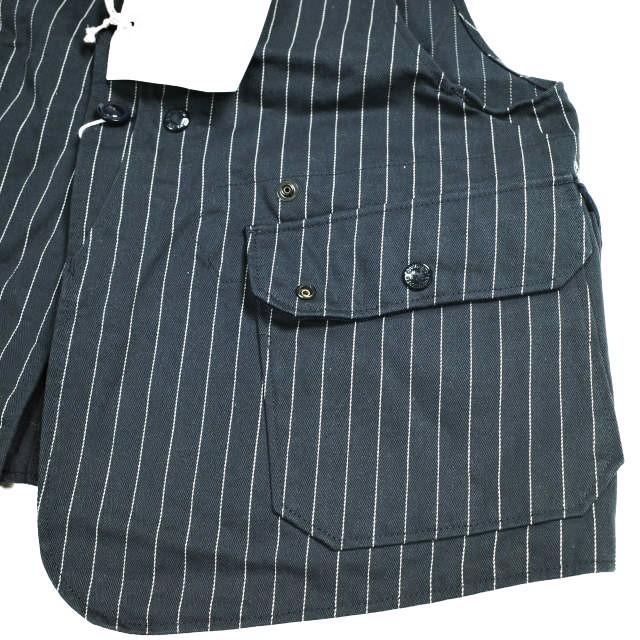 新品 Engineered Garments エンジニアードガーメンツ UPLAND VEST - H.B Gangster St. アップランドベスト M Dk.Navy ジレ ハンティング |  | 06