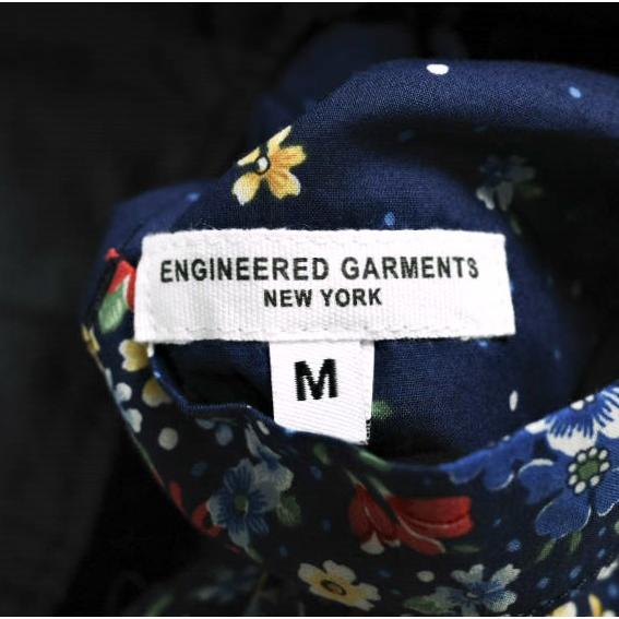 新品 Engineered Garments エンジニアードガーメンツ Reversible vest - High Count Twill リバーシブルベスト M Dk.Navy 花柄 フローラル |  | 06