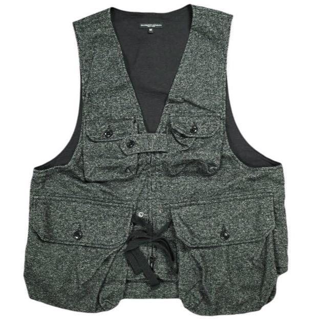 Engineered Garments エンジニアードガーメンツ Game Vest - Blend Homespun  ゲームベスト ブレンドホームスパン M Grey ハンティング | 