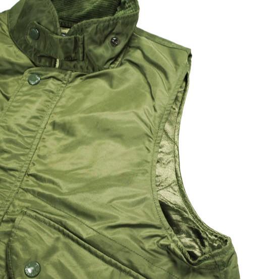 Engineered Garments エンジニアードガーメンツ Field Vest - Flight Satin Nylon フィールドベスト フライトサテンナイロン S Olive ジレ |  | 04