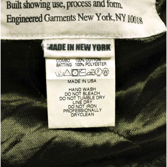 Engineered Garments エンジニアードガーメンツ Field Vest - Flight Satin Nylon フィールドベスト フライトサテンナイロン S Olive ジレ |  | 08