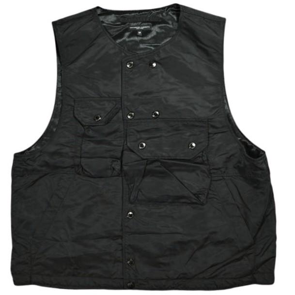 Engineered Garments エンジニアードガーメンツ アメリカ製 Field Vest - Flight Satin Nylon フィールドベスト フライトサテンナイロン S Olive ジレ トップス【中古】【Engineered Garments】 Engineered Garments（ベスト）のフリマアイテム一覧