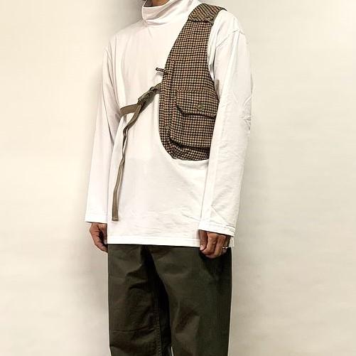 Engineered Garments エンジニアードガーメンツ Shoulder Vest Big Gunclub Check ショルダーベスト ビッグガンクラブチェック Tan/Orange |  | 02