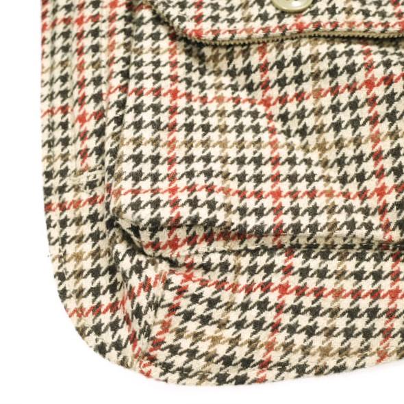 Engineered Garments エンジニアードガーメンツ Shoulder Vest Big Gunclub Check ショルダーベスト ビッグガンクラブチェック Tan/Orange |  | 05