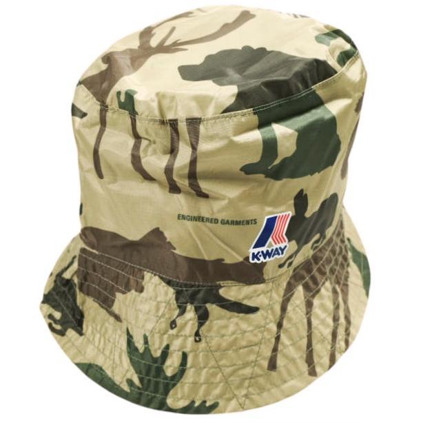 新品 Engineered Garments x K-WAY エンジニアードガーメンツ 別注 PASCALEN パッカブル バケットハット 61 ANIMAL PRINT 帽子 g25234 | 