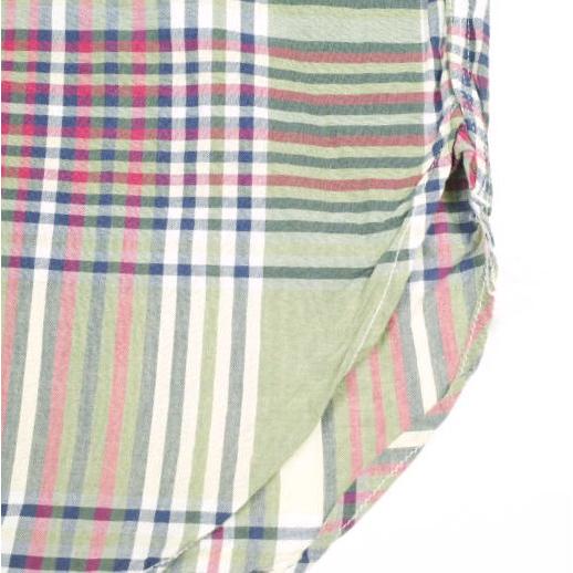 Engineered Garments エンジニアードガーメンツ Work Shirt - Cotton Madras Plaid マドラスチェックワークシャツ S Khaki/Navy/Red |  | 05