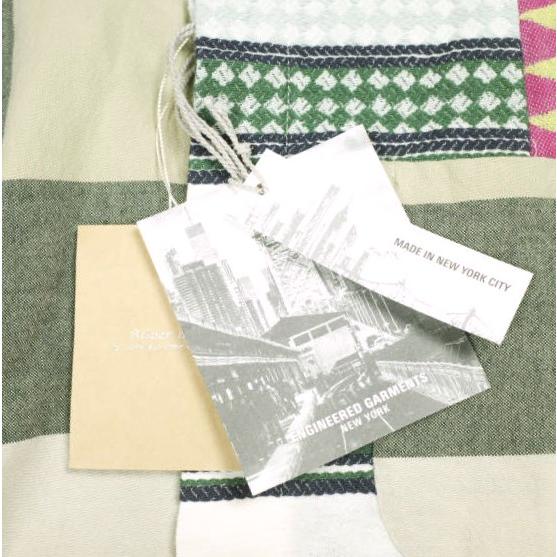 新品 Engineered Garments エンジニアードガーメンツ Combo Short Collar Shirt - Cotton Giraffe Jacquard コンボショートカラーシャツ S |  | 03