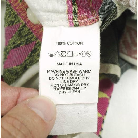 新品 Engineered Garments エンジニアードガーメンツ Combo Short Collar Shirt - Cotton Giraffe Jacquard コンボショートカラーシャツ S |  | 08