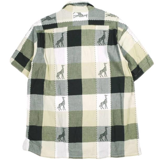 Engineered Garments エンジニアードガーメンツ Camp Shirt - Cotton Giraffe Jacquard キャンプシャツ コットンジラフジャガード S Beige |  | 01