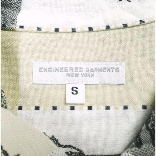Engineered Garments エンジニアードガーメンツ Camp Shirt - Cotton Giraffe Jacquard キャンプシャツ コットンジラフジャガード S Beige |  | 03