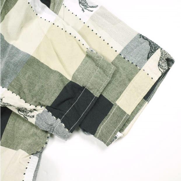 Engineered Garments エンジニアードガーメンツ Camp Shirt - Cotton Giraffe Jacquard キャンプシャツ コットンジラフジャガード S Beige |  | 05