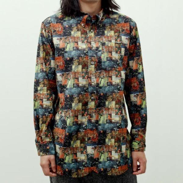 新品 Engineered Garments エンジニアードガーメンツ 19 Century BD Shirt - Patchwork Print パッチワークBDシャツ S Multi Color 19th |  | 02