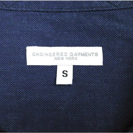 新品 Engineered Garments エンジニアードガーメンツ Classic Shirt - CL Solid クラシックシャツ コットンリネン ソリッド S Navy 開襟 |  | 07