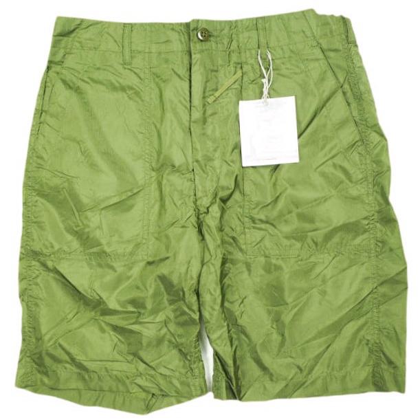 新品 Engineered Garments エンジニアードガーメンツ Fatigue Short - Nylon Micro Ripstop ファティーグショーツ S Olive ショートパンツ | 