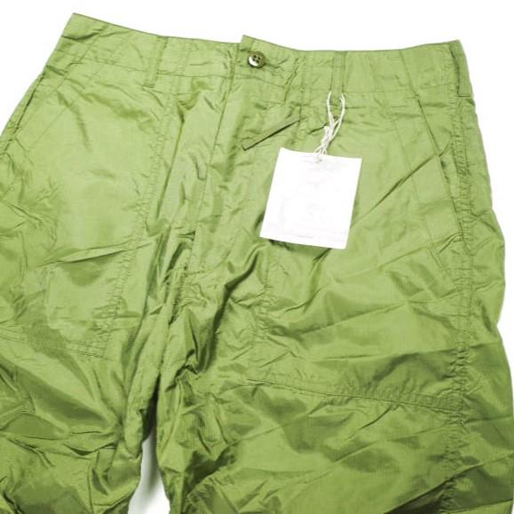 新品 Engineered Garments エンジニアードガーメンツ Fatigue Short - Nylon Micro Ripstop ファティーグショーツ S Olive ショートパンツ |  | 04