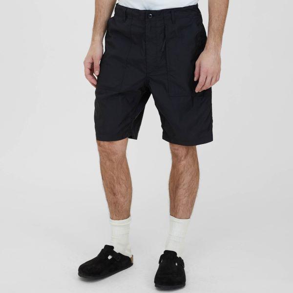 新品 Engineered Garments エンジニアードガーメンツ Fatigue Short - Nylon Micro Ripstop ファティーグショーツ S Black ショートパンツ |  | 02