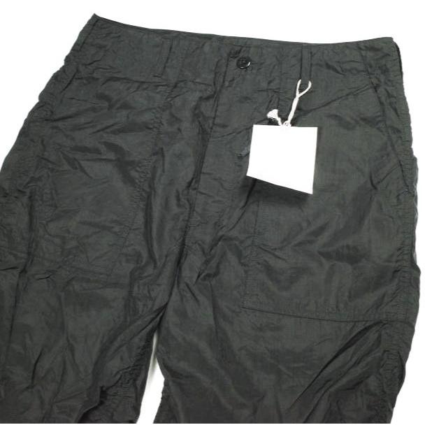 新品 Engineered Garments エンジニアードガーメンツ Fatigue Short - Nylon Micro Ripstop ファティーグショーツ S Black ショートパンツ |  | 04