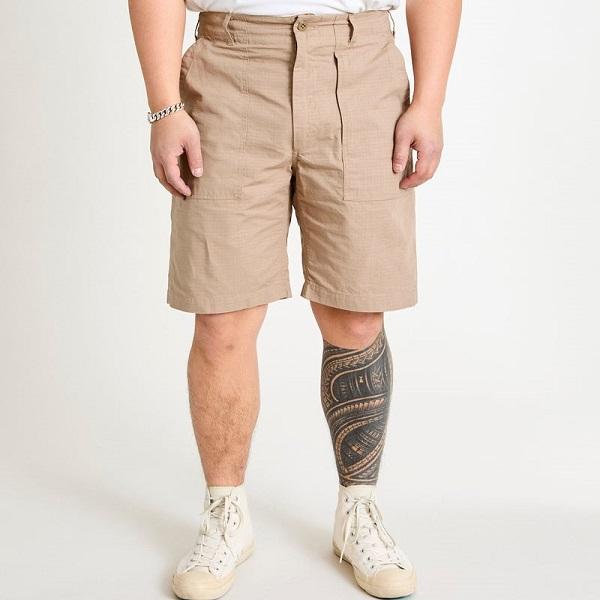 新品 Engineered Garments エンジニアードガーメンツ Fatigue Short Cotton Ripstop ファティーグショーツ コットンリップストップ S Khaki |  | 02