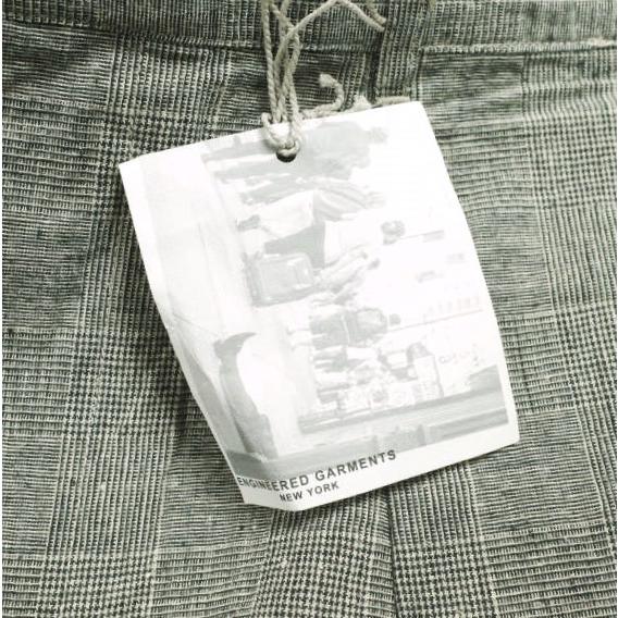 新品 Engineered Garments エンジニアードガーメンツ Sunset Short - CL Glen Plaid サンセットショーツ グレンチェック S Gray パンツ |  | 02